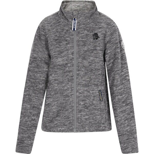 Schmuddelwedda Flisová bunda sivá melírovaná 63347275