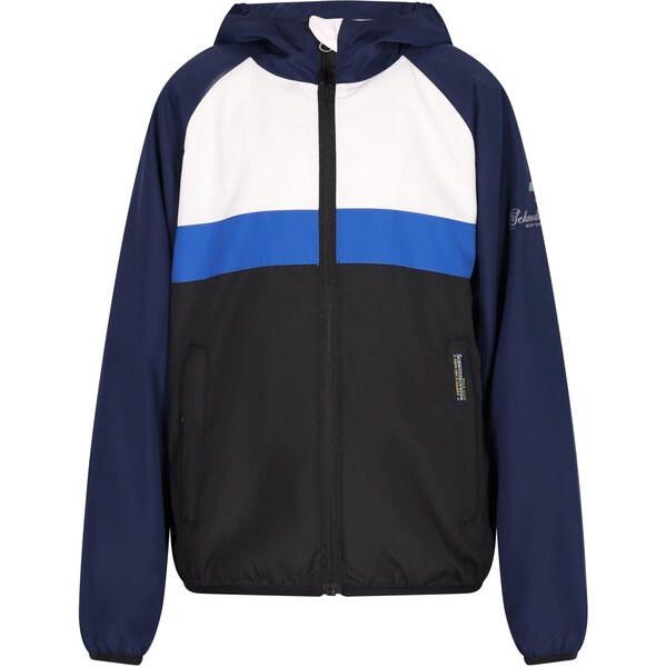 Schmuddelwedda Prechodná bunda Anorak modrá / čierna / biela 63347284