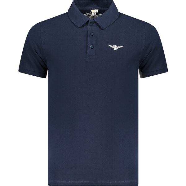 ACCADEMIA MILITARE Pánske modré polokošele s krátkym rukávom 64702442