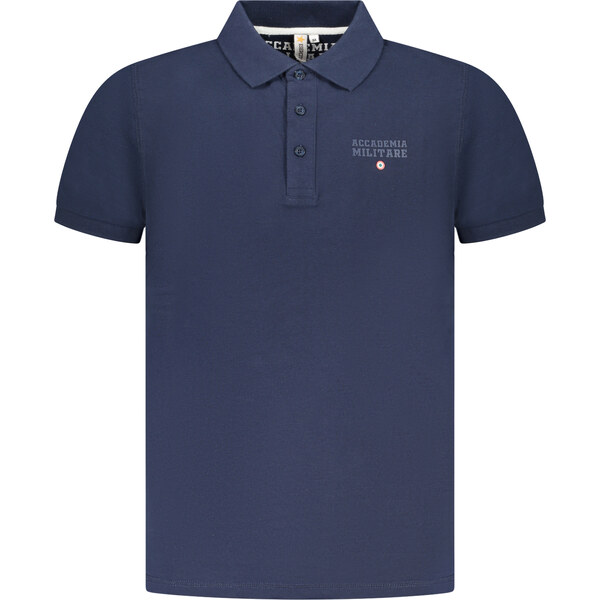 ACCADEMIA MILITARE Pánske modré polokošele s krátkym rukávom 64708033
