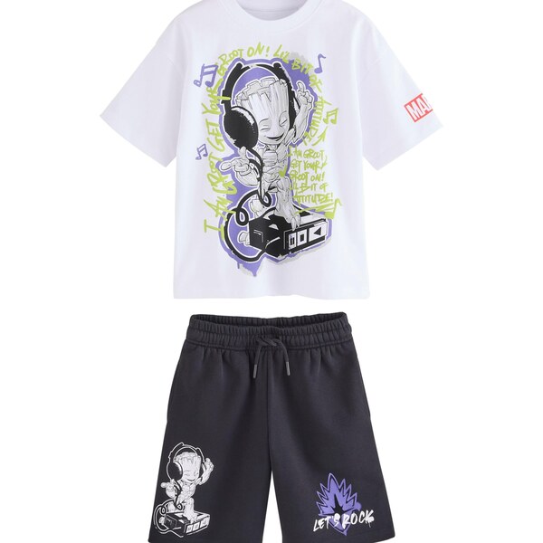 Next Set Guardians of the Galaxy Groot tmavožltá / pastelovo fialová / 63349984