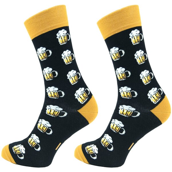 Farebné pánske ponožky Pivko 63374009