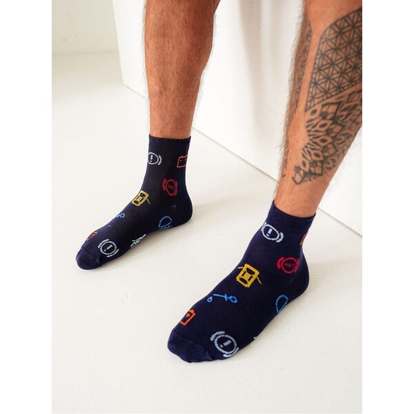 Medium farebné ponožky Auto kontrolky 63374012