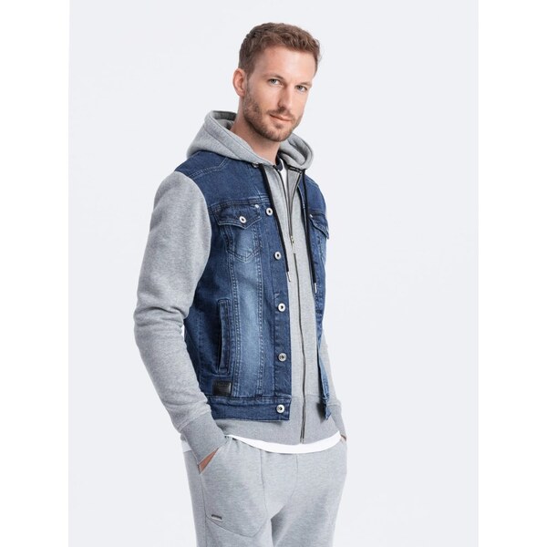 Ombre Clothing Trendy rifľová bunda c322 16845733