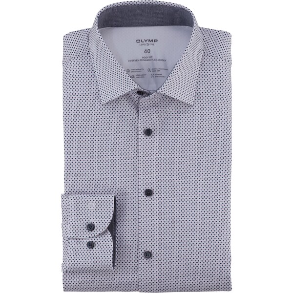 Pánska ružová Dynamic flex Jersey 24/7 košeľa OLYMP body fit 63375254