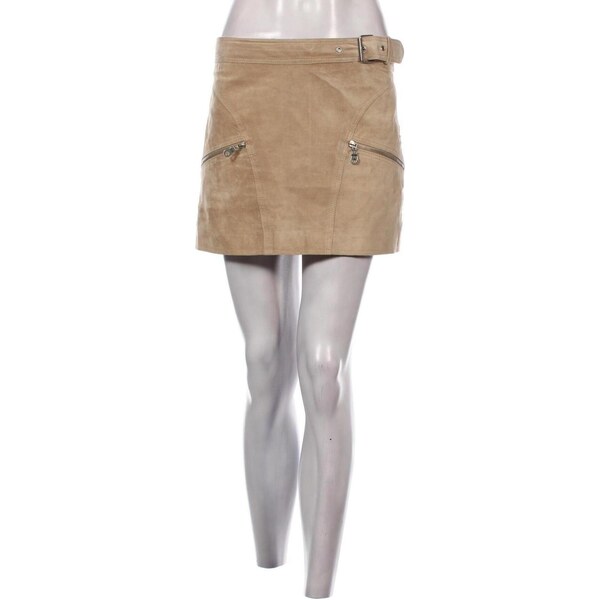 Kožená sukňa Stefanel 63376958