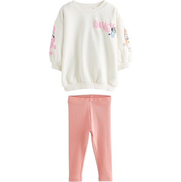 Next Set lososová / perlovo biela 63163556