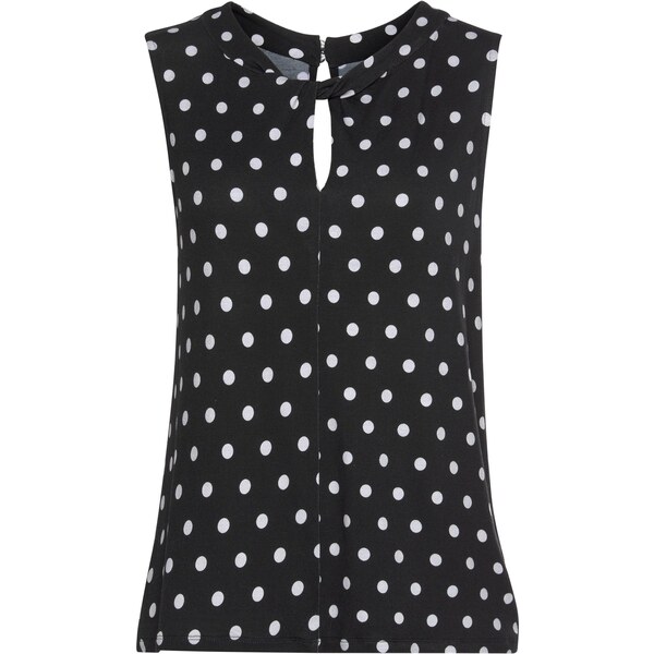 LASCANA Top čierna / biela 65648712