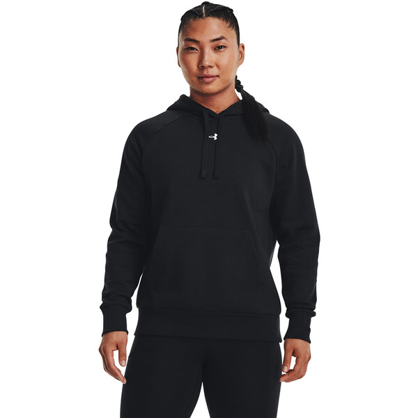 Mikina Under Armour Rival Fleece Hoodie Black/ White M 63392989