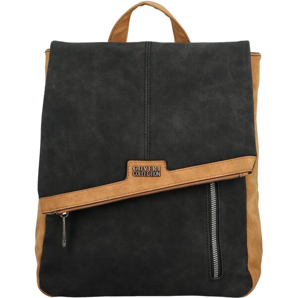 Coveri World Dámsky kabelko/batoh čierny - Coveri Solweig čierna 63422607