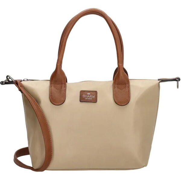 Charm London Hnedá nepremokavá kabelka na rameno „Feminity“ 63395099