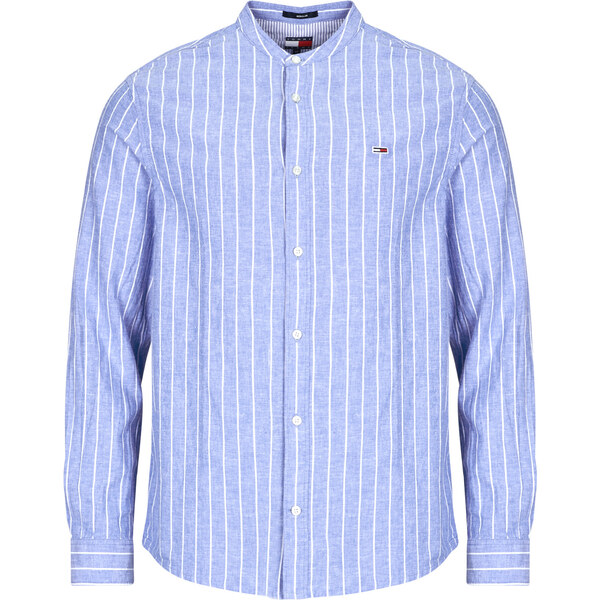 Tommy Jeans Košele s dlhým rukávom TJM LINEN MIX BND STP SHRT EXT 63395122