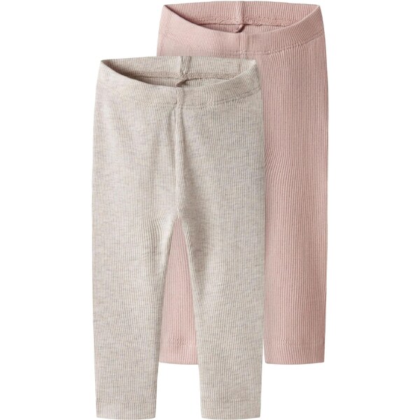 NAME IT Legíny NBNKab tmavobéžová / ružová 62583761