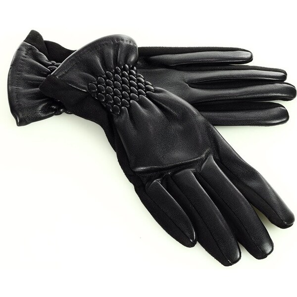 MARCO MAZZINI Štýlové dámske rukavice | čierna R53e 63395431