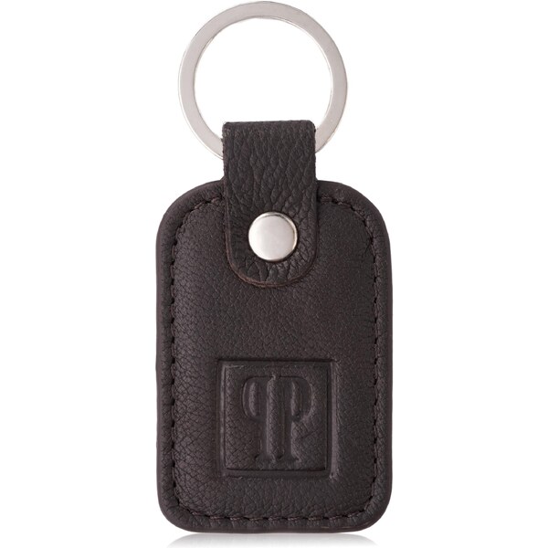 PAOLO PERUZZI Kožená kľúčenka T-86-BR | hnedá T-86-BR 63395614