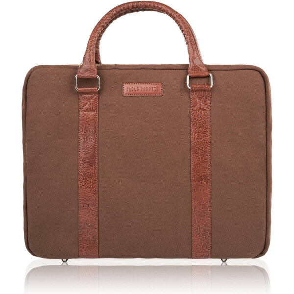 Paolo Peruzzi Pánska taška na notebook E-14-BR | hnedá E-14-BR 63395861