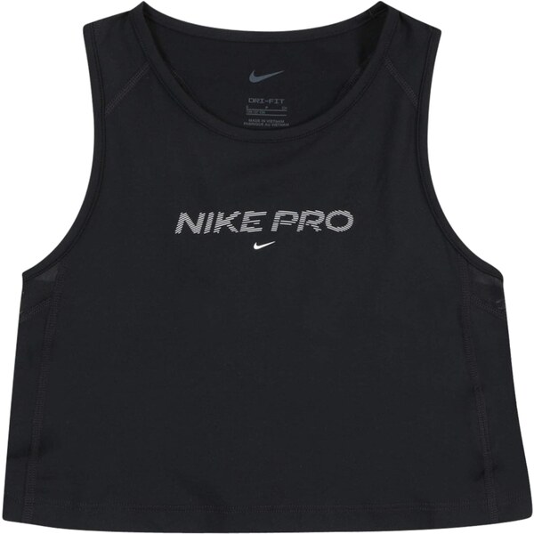 NIKE Športový top čierna / biela 64216491