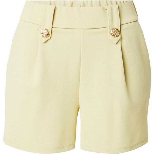 ONLY Plisované nohavice ONLSANIA pastelovo žltá 64283524