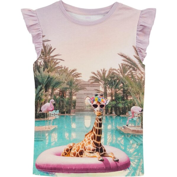 WE Fashion Top svetlomodrá / hnedá / tmavozelená / fialová 65877941