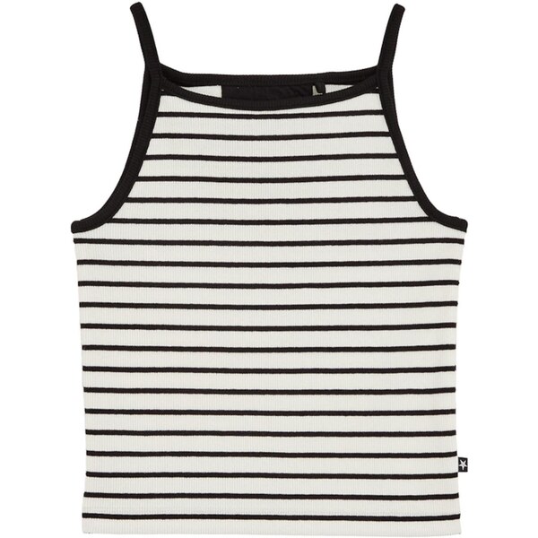 WE Fashion Top čierna / biela 65877940