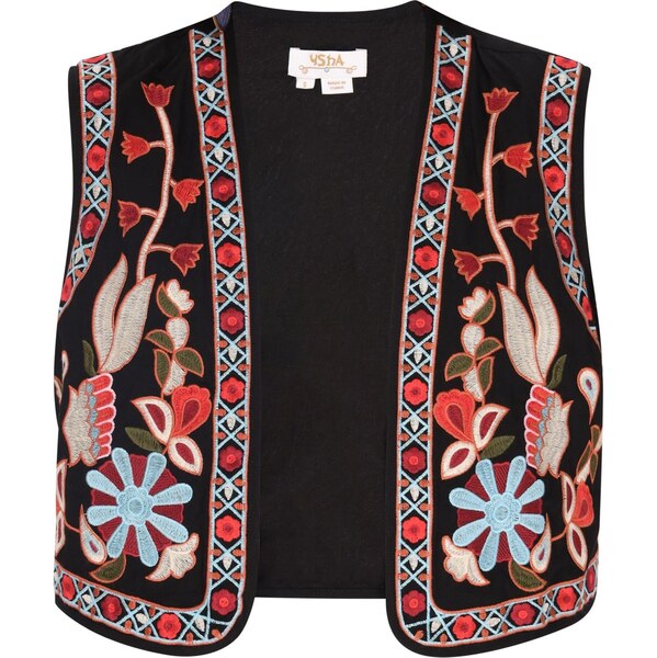 usha FESTIVAL Vesta svetlomodrá / žltá / červená / čierna 63416931