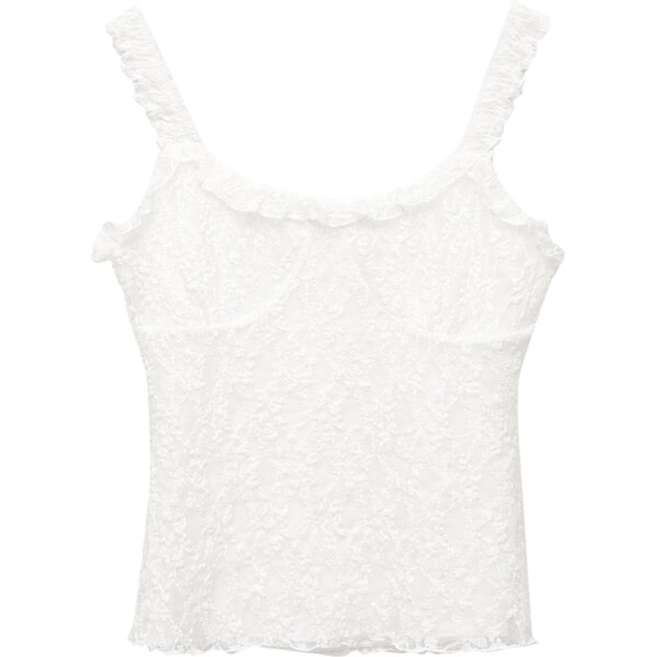 Pull&Bear Top biela 64500821