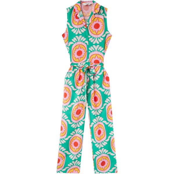 Compania Fantastica Overal Mono karí / smaragdová / svetloružová / 66007883