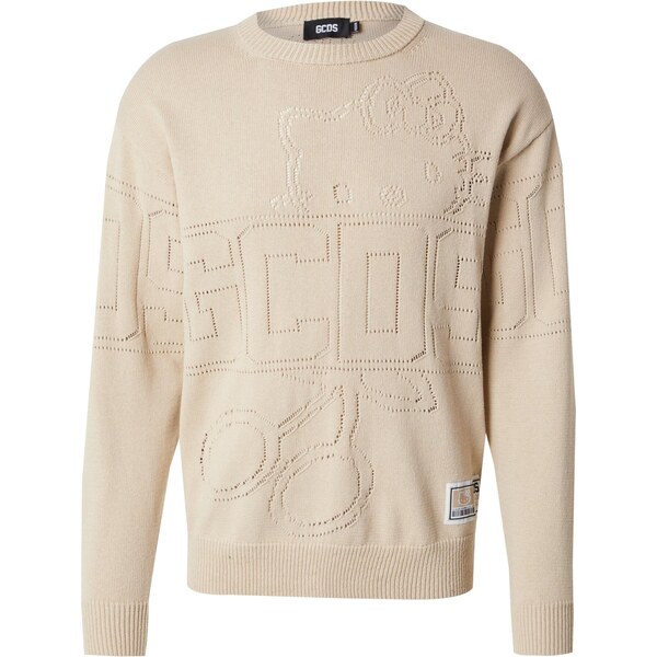 GCDS Sveter HELLO KITTY prírodná biela 66037215