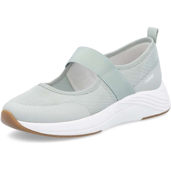 Dámske baleríny RIEKER N8551-52 zelená S5 63404801