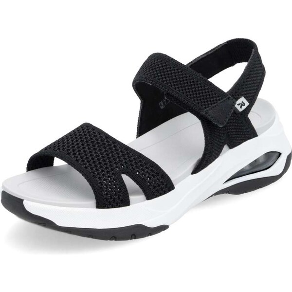 Dámske sandále RIEKER W3152-00 čierna S5 63404822