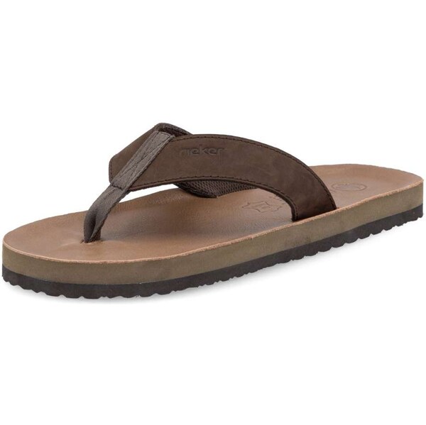 Pánske žabky RIEKER 20152-25 hnedá S5 63404842