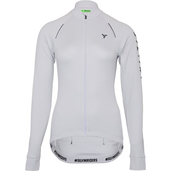 Dámsky cyklistický dres Silvini Leverona sivá/čierna 63407377