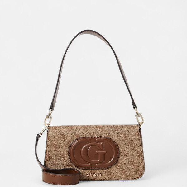 Hnědá kabelka Guess Mietta 56200 63406885
