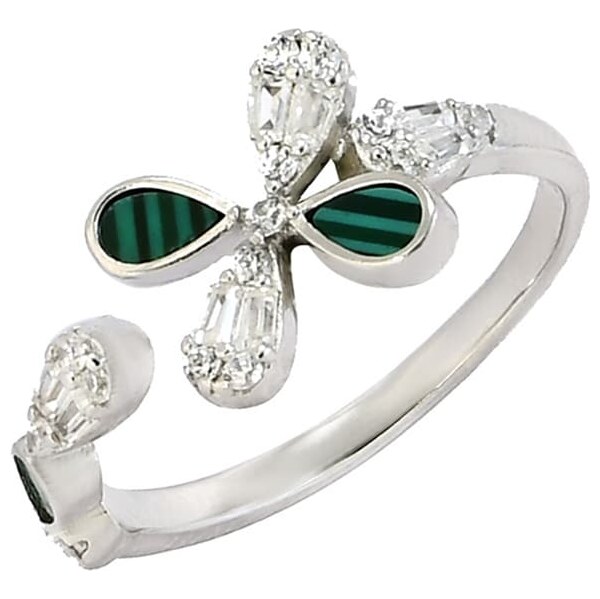 Strieborný prsteň Glare 907 63408594