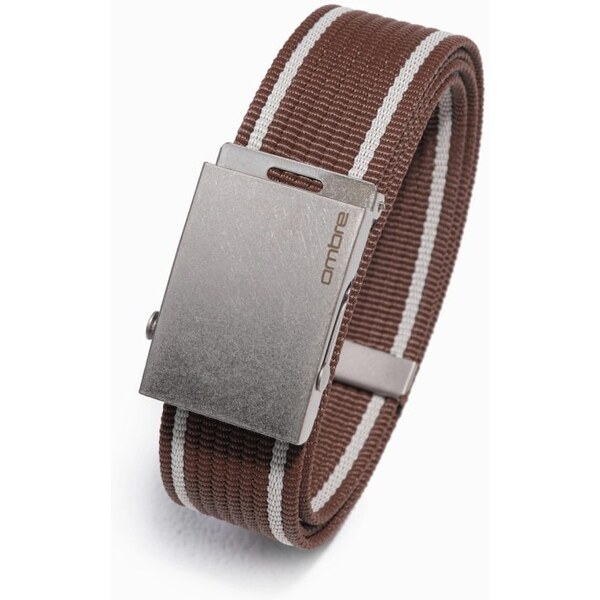Ombre Clothing Dvojfarebný pánsky opasok- hnedý a820 63411684
