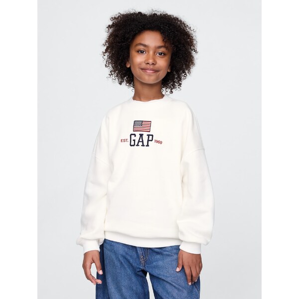GAP Dievčenská oversize mikina Americana 745911-02 66266164