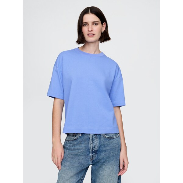 GAP Dámske Oversize crop tričko Heavyweight Americana 729563-02 66266227