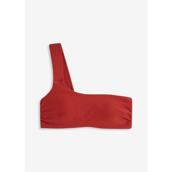 bonprix Bikinová podprsenka s jedným ramienkom, farba hnedá 63412040