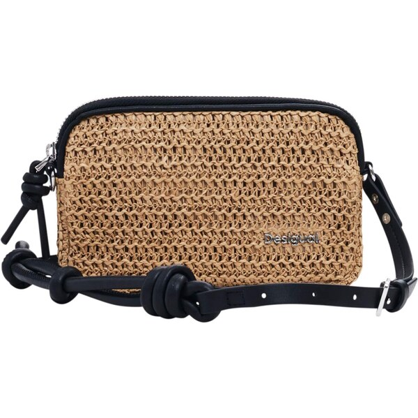 Desigual Taška cez rameno béžová / čierna 63791912