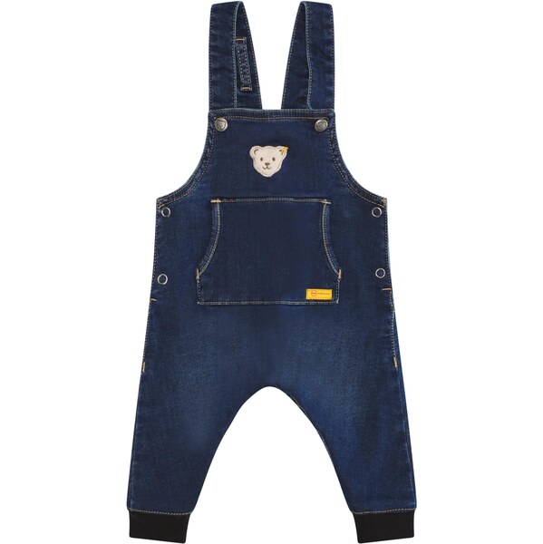 Steiff Collection Nohavice na traky nebielená / indigo / kapučíno 63417459