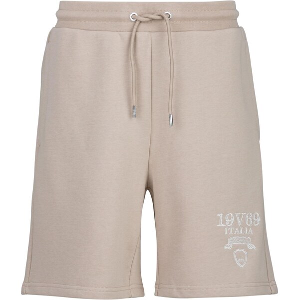 19V69 ITALIA Nohavice kaki / biela 65645694