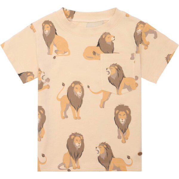 Hust & Claire Tričko Anton piesková / hnedá / oranžová / čierna 63417229