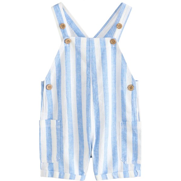 Next Nohavice na traky svetlomodrá / biela 63430389