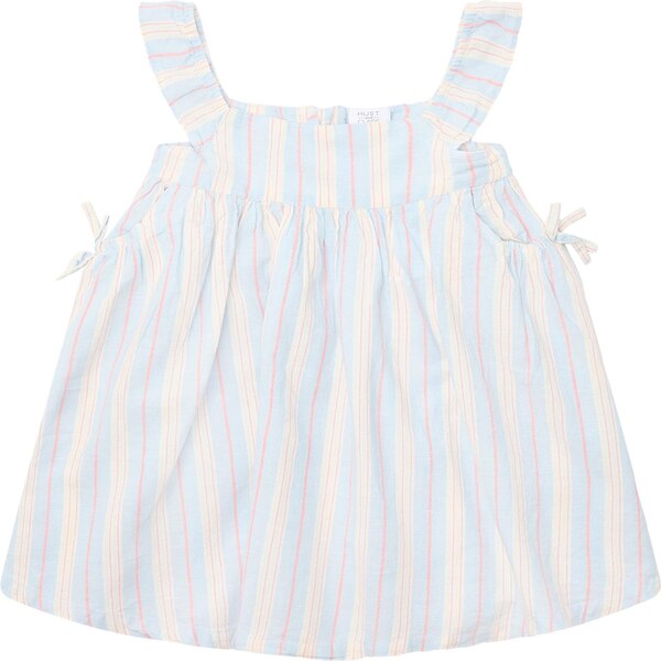 Hust & Claire Šaty Karoline nebesky modrá / lososová / šedobiela 63417216