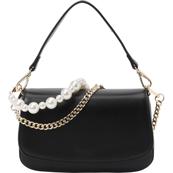 Seidenfelt Kabelka na rameno Tydal zlatá / čierna / perlovo biela 63448837