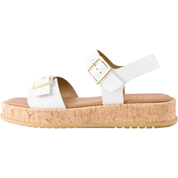 Next Sandále Forever Comfort biela 65876707