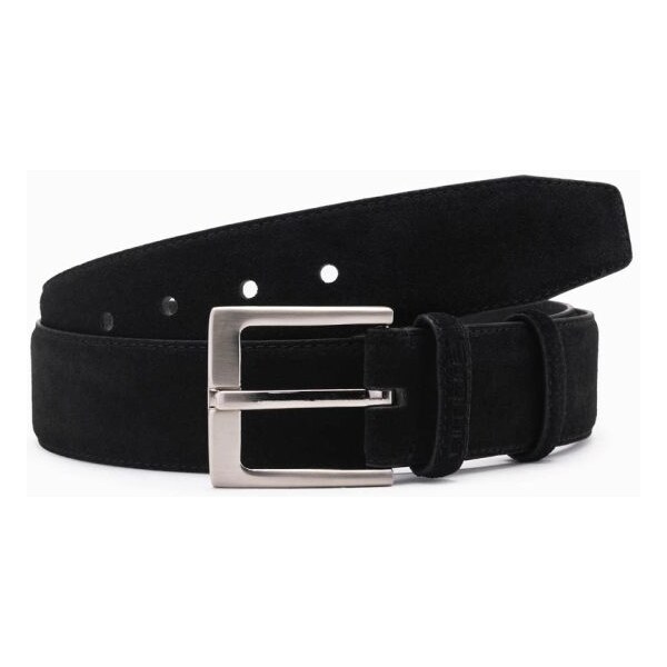 Ombre Clothing Pánsky opasok v čiernej farbe A593 63422107