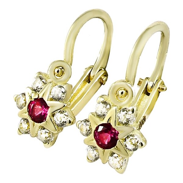 Zlaté detské náušnice Glare 320 63422096