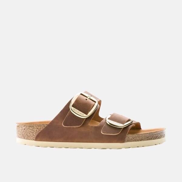 Hnedé Regular Šľapky Birkenstock Arizona Big Buckle Oiled Leather 65279068