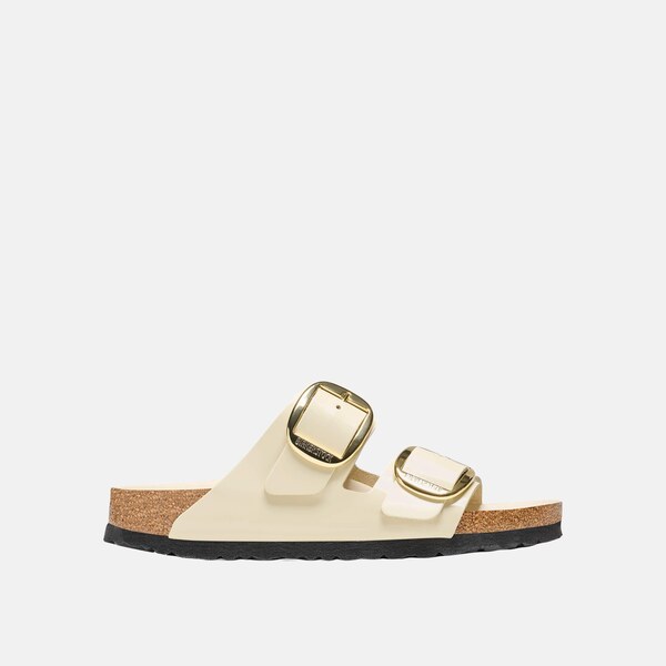 Birkenstock Biele Regular šľapky Arizona High Shine Big Buckle 65279089